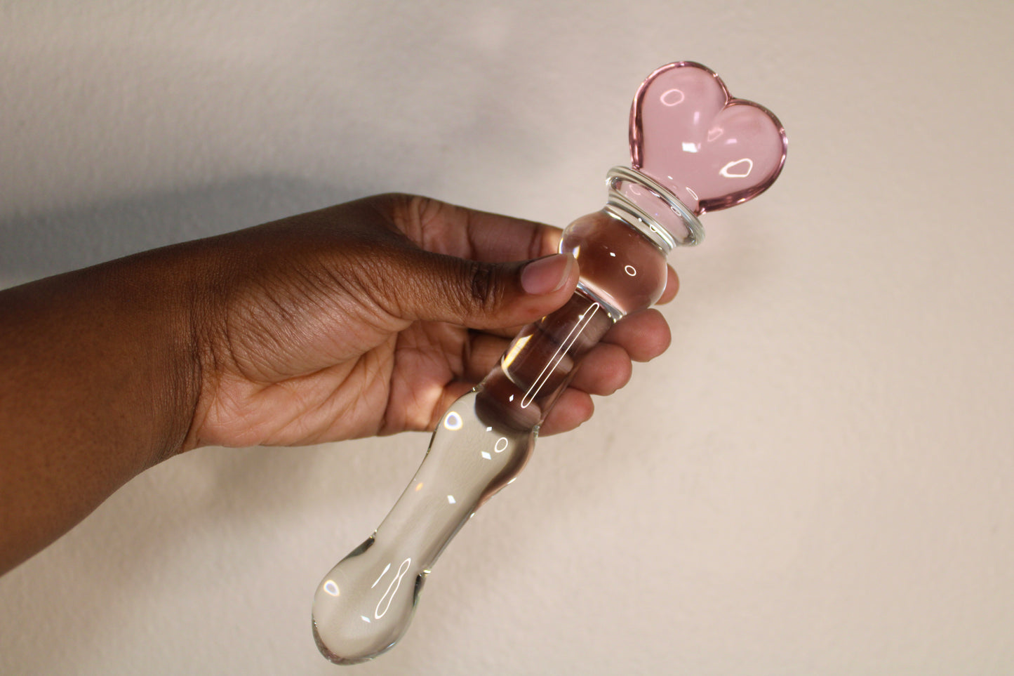 Heart Glass Dildo